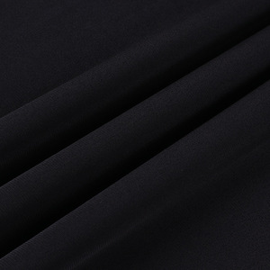 Thời Trang Bán Buôn Thấp Đàn Hồi Đồng Bằng Warp Dệt Kim Đồng Bằng Dệt Polyester Vải Dệt Polyester - Product Image 4