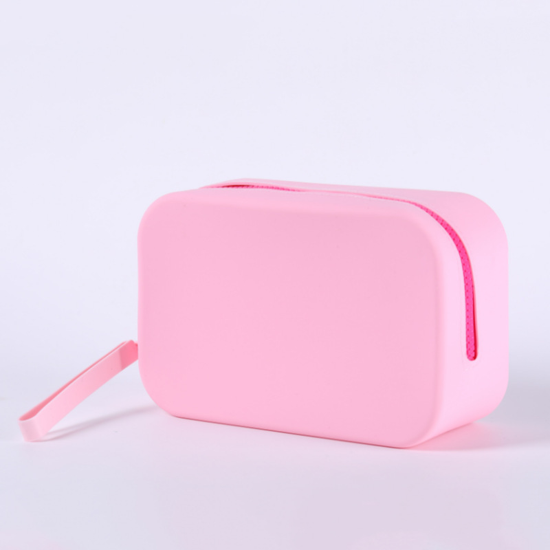 Borsa rettangolare grande bicolore rosa (n.129)