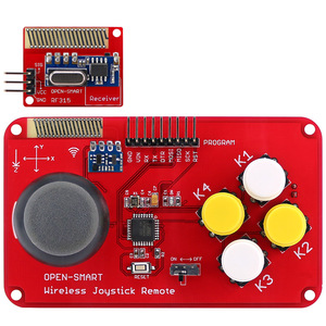 Easy-plug 4WD Wireless JoyStick 315MHz <strong>Remote</strong> <strong>Control</strong> Rubber Wheel Gear Motor Smart Car Kit w/ Tutorial <strong>for</strong> <strong>Arduino</strong> UNO R3/Nano
