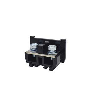 Bloque de terminales 60A TBR Terminal de riel DIN negro Material de cobre o hierro Bloques de terminales de género del producto - Product Image 1