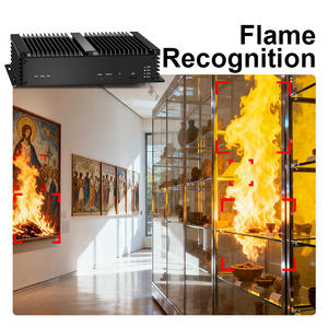 Báo động thời gian thực tương thích Camera mạng cũ phân tích trực quan nhận dạng lửa hộp thuật toán phát hiện khói cho an ninh - Product Image 1