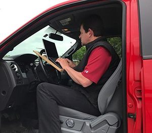 Wheeldesk <strong>Notebook</strong> Size (15 1/4&quot; X 13 <strong>3</strong>/4&quot;) Motor Vehicle Desk - SUV &amp; Car Writing Surface, Steering Wheel Laptop <strong>Computer</strong> - Product Image 5