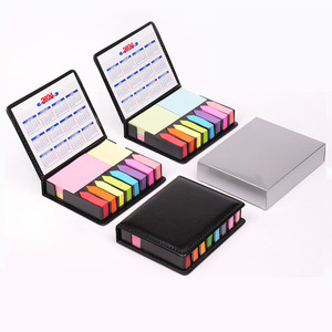 <strong>2025</strong> New KRC Promotional <strong>Customized</strong> Note Pad Paper Stickers Index Rectangular Desktop Sticky Note Set Leather <strong>Box</strong> <strong>Memo</strong> Pad With