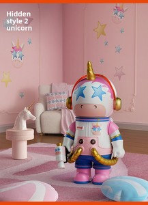 POP MART için orijinal gizem kutuları 100% Eemojii İfadeler serisi PVC kör kutu oyuncak uzay dondurulmuş büyük hediye fikri - Product Image 5