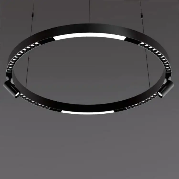 Lámpara de techo con anillo Led, nuevo estilo, diseño de carril, 2021
