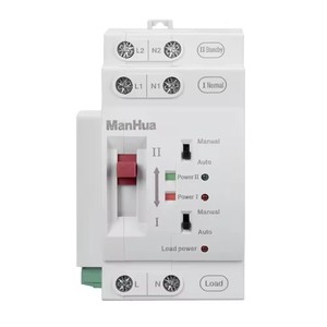 2P AC 220V 63A 20ms Mini ev ATS çift güç otomatik Transfer anahtarı ev kullanımı için Pc sınıf - Product Image 2