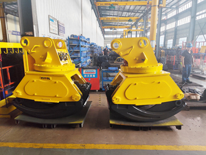 XUVOL Forestry Equipment <strong>Timber</strong> Clamp Wood Grab with 360&deg; Continuous Full Rotation Large Hydraulic Log Grapple Bunching Grapple - Product Image 5