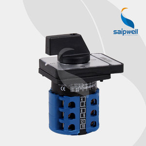 Interruttore di trasferimento di potenza manuale di alta qualità Saipwell 20A/25A/32A/63A/80A/100A interruttori rotanti On-Off interruttore di trasferimento di potenza manuale