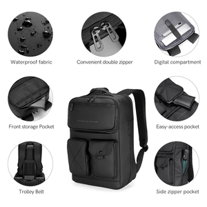 Birden cepler ile 2024 özel bilgisayar sırt çantası sevimli sırt çantası unisex erkek kız su geçirmez büyük kapasiteli 22l iter seyahat çantası - Product Image 5