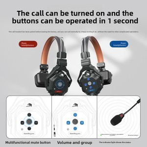 Mammoth Pro Director's Wireless Noise-Canceling Headset Communication <strong>System</strong> Full-Duplex <strong>Intercom</strong> for <strong>Stage</strong> Events Microphones - Product Image 4
