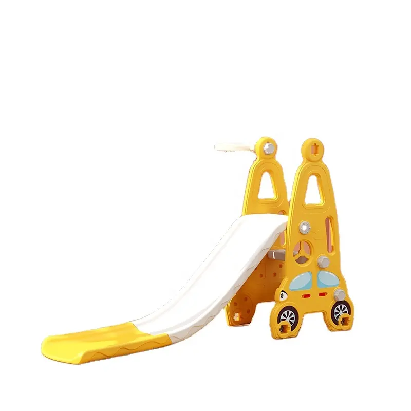 Kindergarten Children Indoor Gift Plastic Slide Swing Set Playground Equipment For Kids