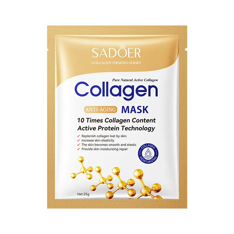 コラーゲンアンチリンクルマスク栄養と引き締めブライトニングと保湿ハイドレーションマスク