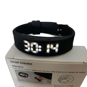 Colorful Strap Bracelet <strong>Timer</strong> Light Flashing Vibration Alert Time <strong>Display</strong> Wristband for Indoor Playground - Product Image 1
