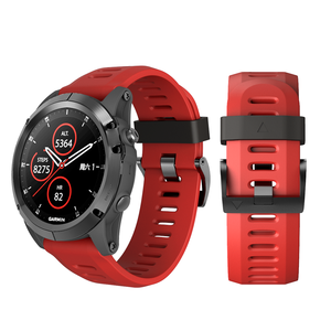 Garmin Fenix 3/Fenix 3hr / Fenix 5X / Fenix 5XPlus用の交換用26mm幅ソフトシリコンウォッチバンド - Product Image 5