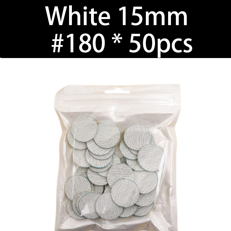 Blanc 15mm 180 maille
