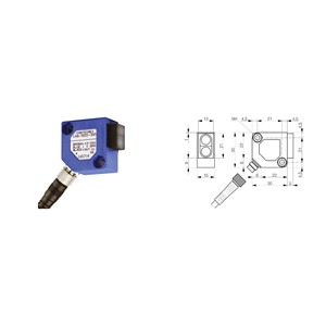 Sensor de reflexión difusa Contrinex, luz encendida 620 600 005, supresión de fondo, 1 ud. (940910008352) - Product Image 1