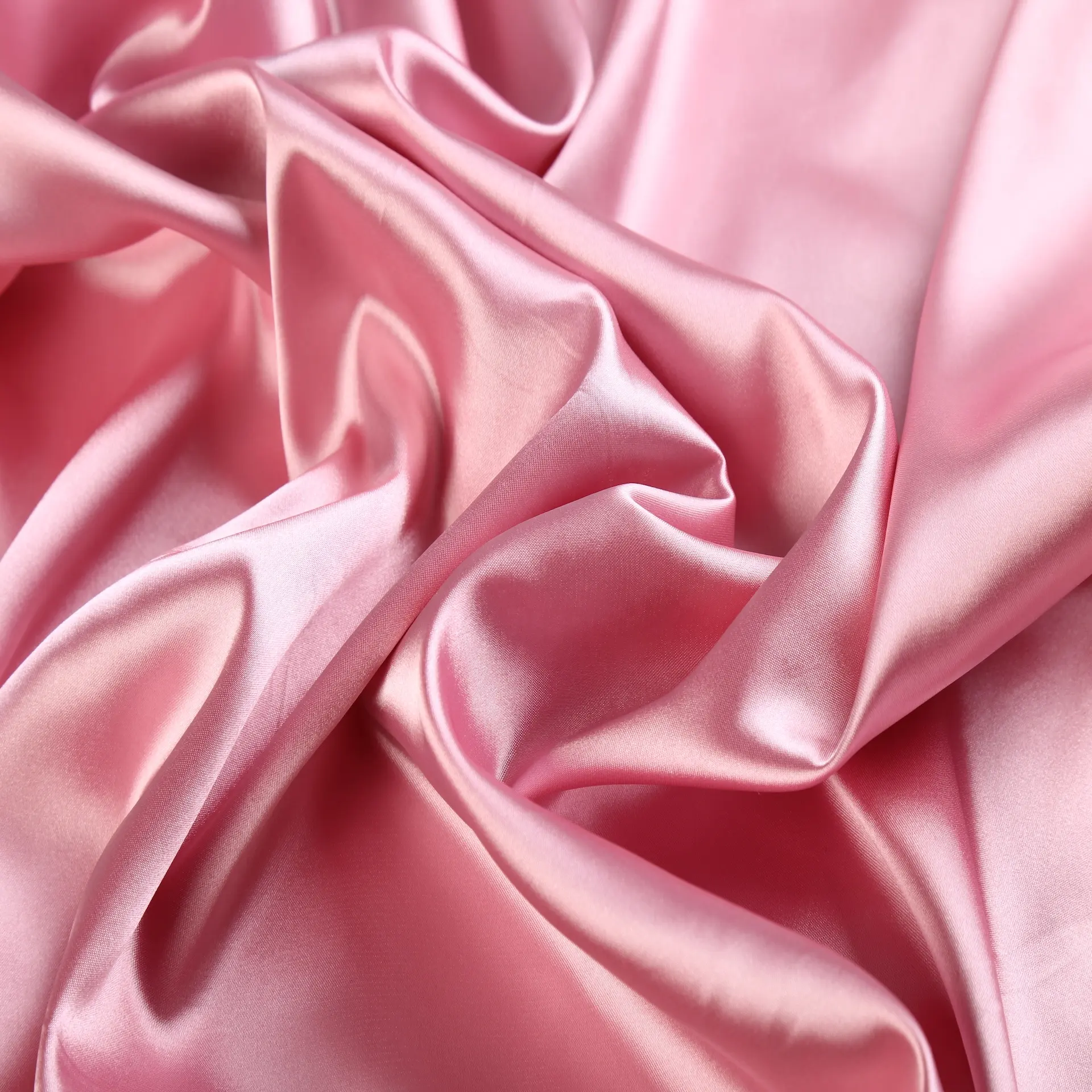 Satin twisted elastic fabric polyester imitation silk anti-wrinkle dress fashion dress fabric