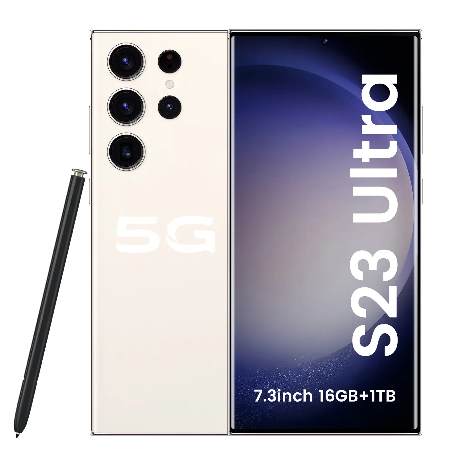 2023 новый оригинальный телефон S23 Ultra 16gb + 1tb 5g 7,2 дюймов Mtk6889 48mp 108mp со встроенной ручкой Android 12 смартфон