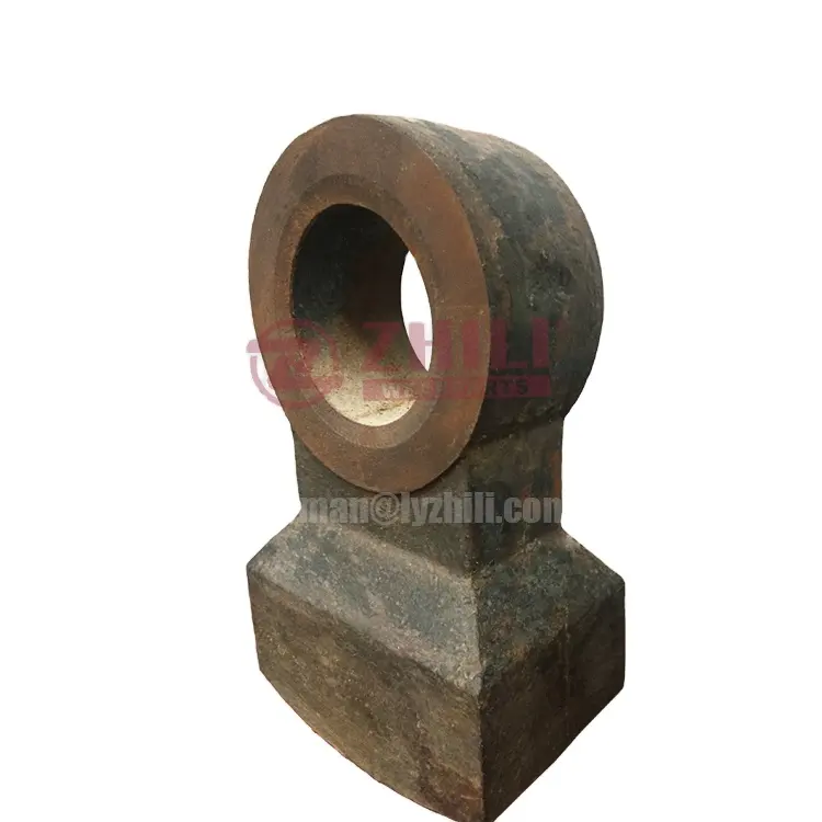 OEM Stone crusher machines parts Mn18 Hammer Crusher durable wear parts hammerhead bimentle chrome long service life hammers