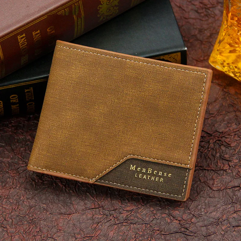 MenのWallet PU Leather Wallets Custom LOGO Good Quality Business Style Wholesale Factory