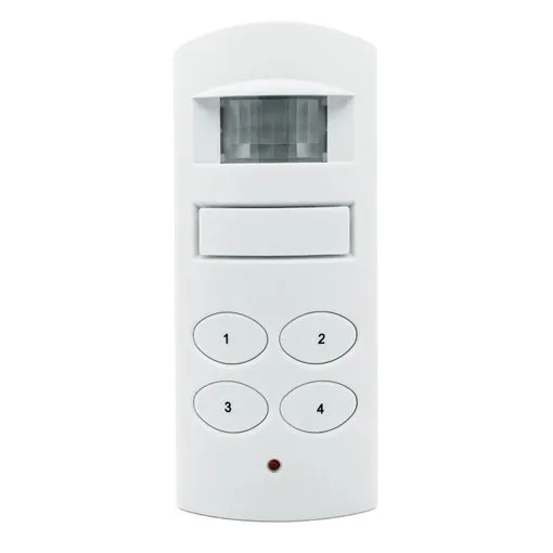 Güvenlik ve güvenlik ev pir 4 için kapı alarmı sistemi numarası düğme alarm acil garaj carport carbarn için güvenli koruma alarmı