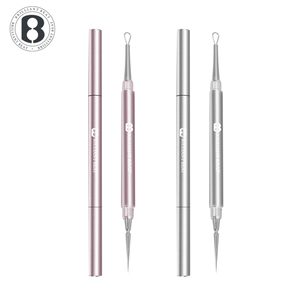 2-in-<strong>1</strong> Professional Titanium Alloy Double Ended Acne Removal <strong>Needle</strong> Whitehead Blackhead Remover Pimples Comedone Extractor Nose