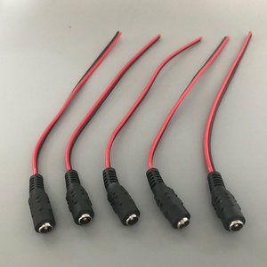 สายไฟตัวเมีย DC ทองแดงล้วน12V มีสายสีแดงและดำ5A พิน2P สำหรับหัวเชื่อมต่อ DC ทองแดงบริสุทธิ์แบบ LED และ PCB - Product Image 4