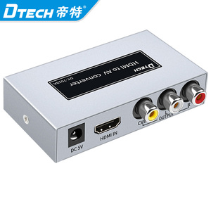 Dtech 1080P convertidor Hdmi a RCA TV Monitor Vga convertir a Hdmi para CCTV - Product Image 2