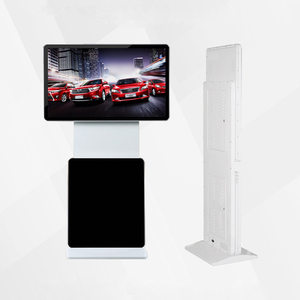 Floor Stand 360 Gradi Chiosco Digital Signage Orizzontale Totem Ruotare Schermo di Visualizzazione di Pubblicità - Product Image 2