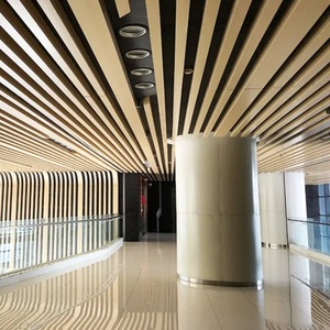 室内天花板吊顶现代大厅办公设计瓷砖假铝天花板 - Product Image 3