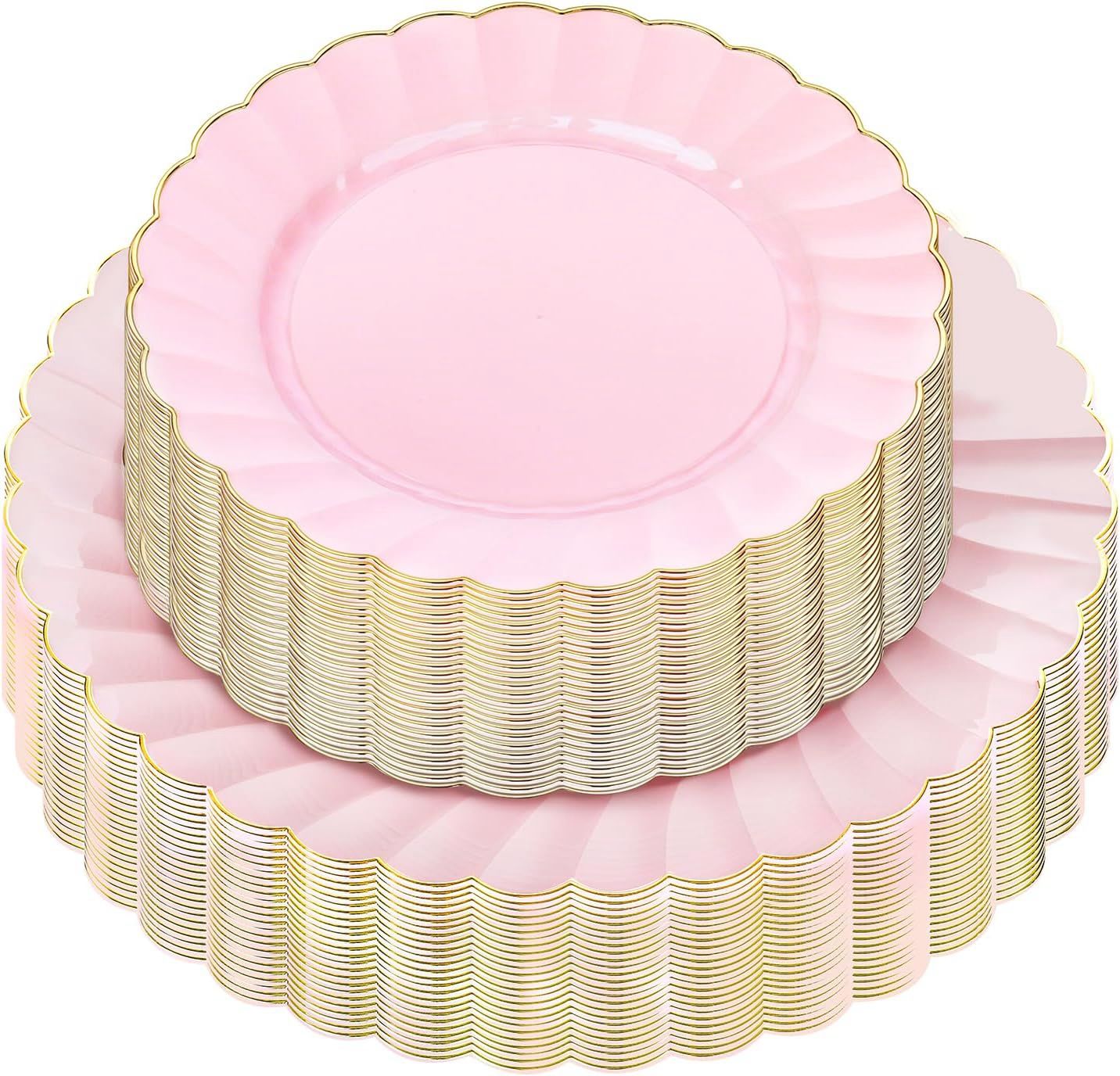 Rose avec bord doré