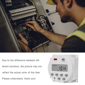 1 Sekunde Intervall 5V 12V 24V 110V 220V Digitaler LCD-Timer-Schalter 7 Tage wöchentlich Programmier barer Zeitrelais-Programmierer CN101S