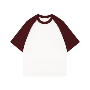 Hot Selling Product Insert Shoulder Collision Colour t <strong>Shirt</strong> Heavyweight High Quality Cotton T-<strong>shirt</strong> - Product Image 5