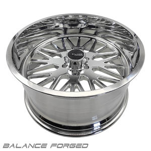 20x10 20x12 20x14 22x10 22x12 22x14 24x12 24x14 26x12 26x14 26x16 Hスタイルモノブロック鍛造大型トラックホイール用アメリカ - Product Image 5