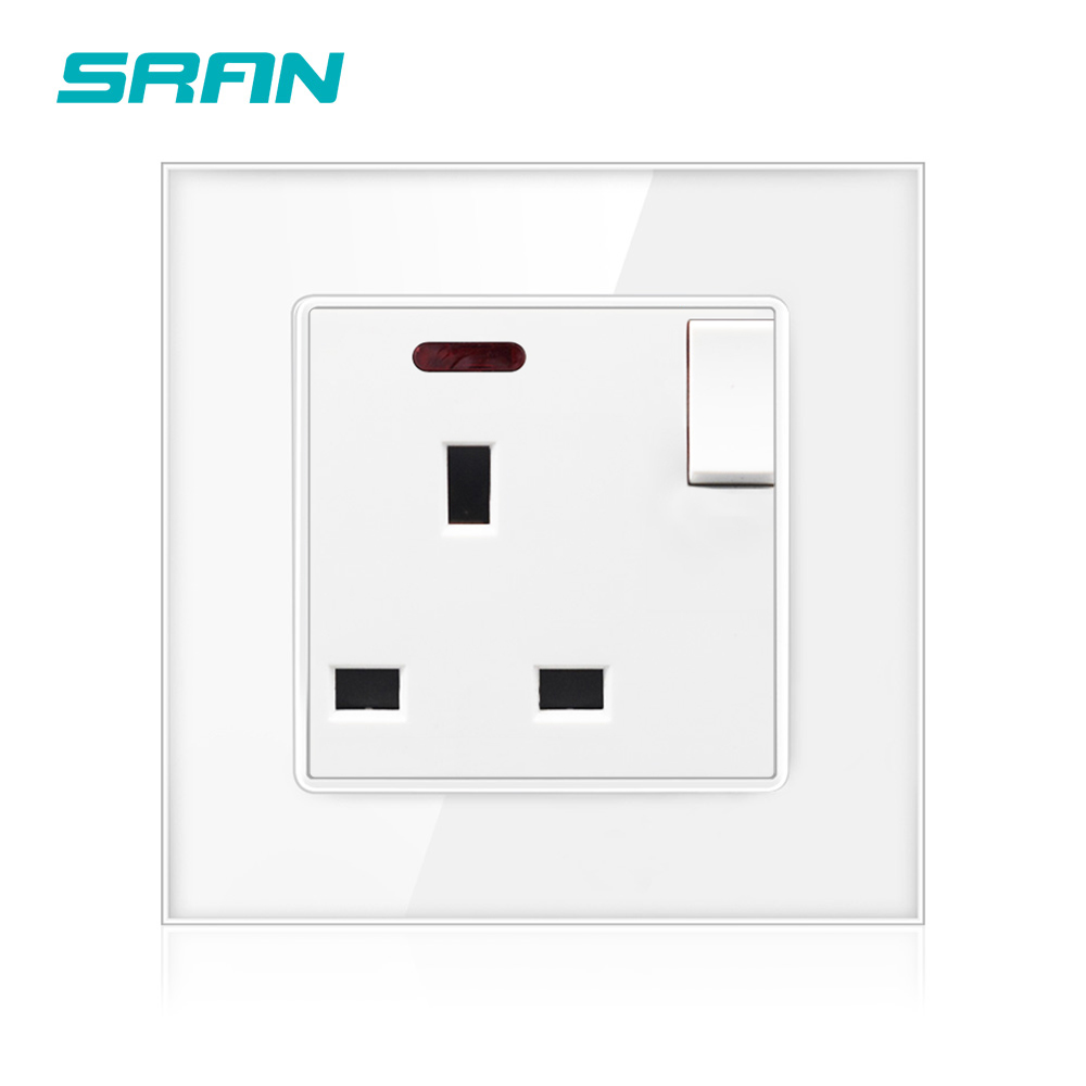 UK socket with switch