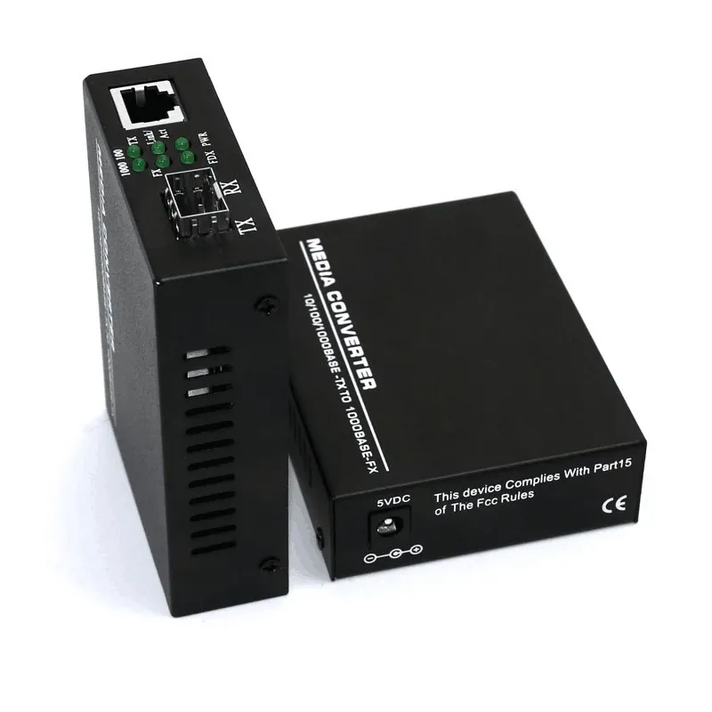 Ethernet interruttore fibra ottica pOE media converter modello singolo 2 porta Smart veloce inverter ibrido Ethernet