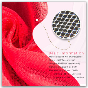 Nhà Máy Tùy Chỉnh Mềm Vải Tuyn Nylon Mỹ Lưới Lưới Váy Cưới Vải Tuyn Cho Ba Lê Váy Tutu Saree - Product Image 5