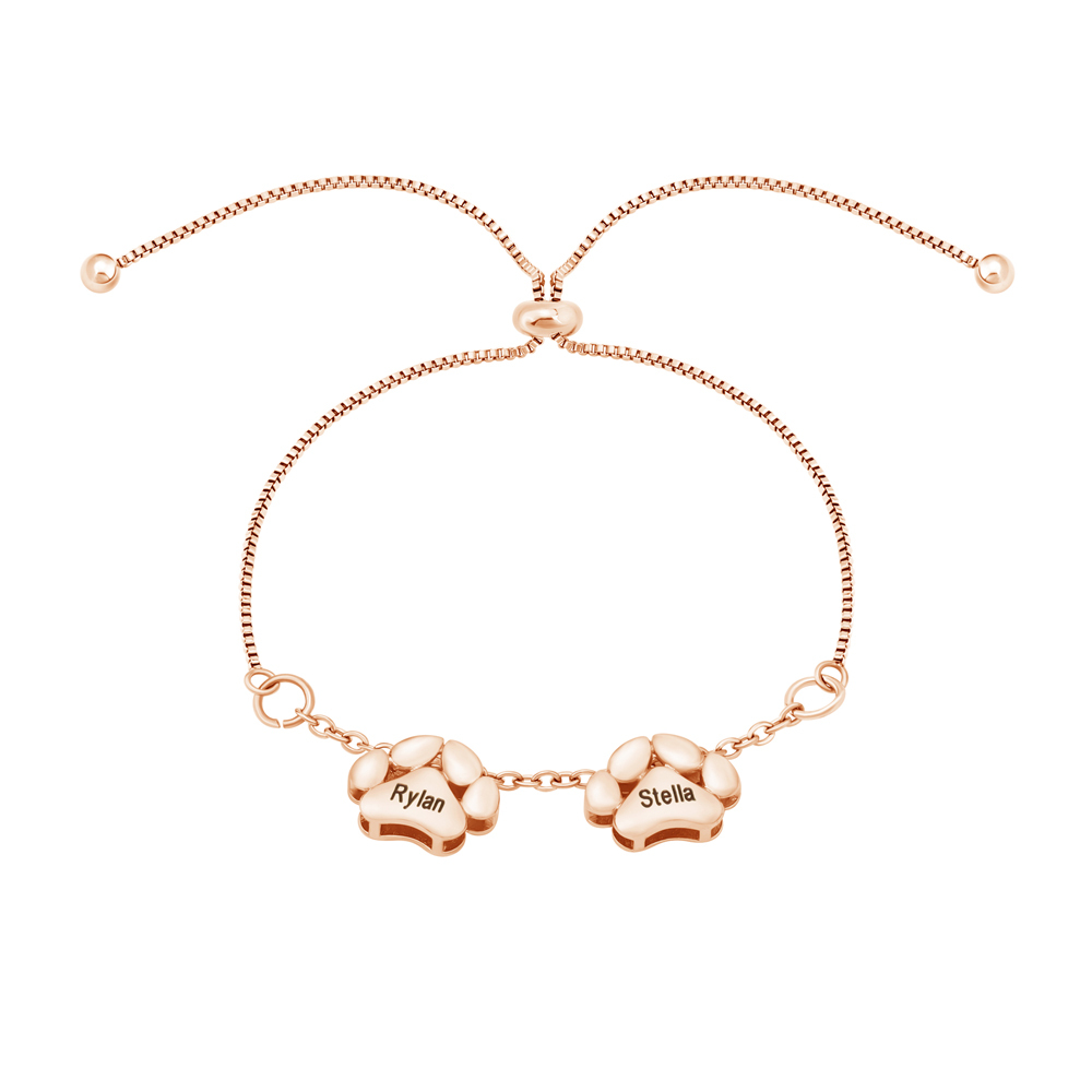 Or rose-2 pattes