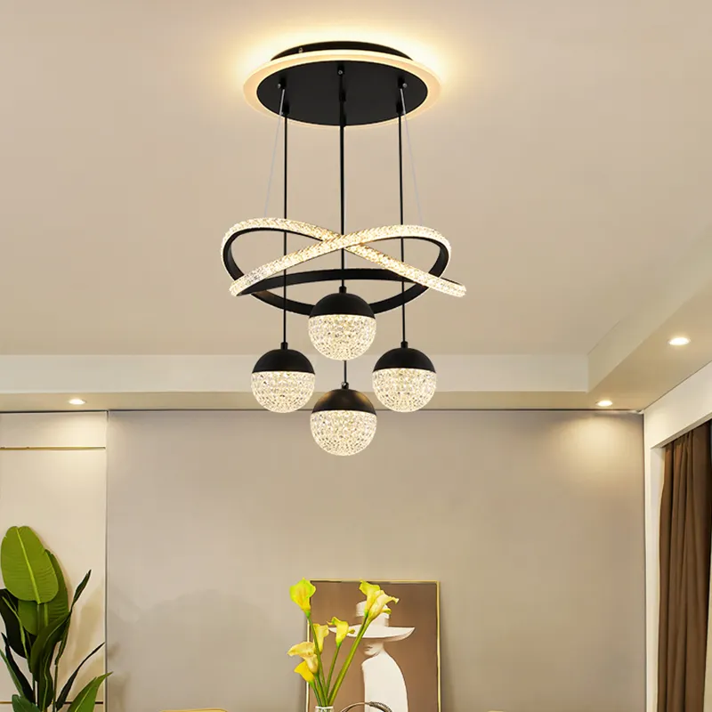 Lampes de décoration intérieure de style moderne Lustres modernes bon marché