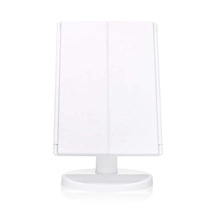 LED化妆镜化妆品点亮构成便携式镜子放大镜美容 - Product Image 3