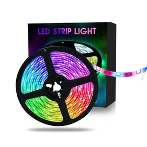 Высококачественные гибкие цифровые rgb 5050 цвета мечты 5 метров светодиодные полосы Уличные светодиодные полосы с контроллером синего зуба - Product Image 4