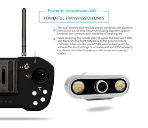 SKYDROID T12 uzaktan kumanda uçak Aeromodelling verici haritalama kamera ile dijital iletim - Product Image 4