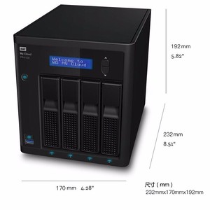 0 16 24 32 40 48 56 64 72 80 88 TB My Cloud Pro Series PR4100 Almacenamiento NAS HDD con 16GB de memoria Almacenamiento conectado a la red - Product Image 4