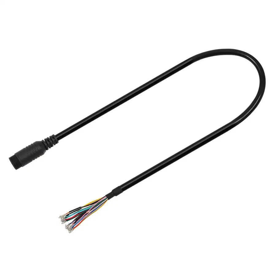 Dapat disesuaikan 27-Pin Multi-Channel Display PVC jaket ekor kabel Monitor mobil Output sistem Audio & Video kabel