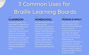 Lớn lên dấu chấm chữ nổi chữ nổi và bảng gỗ số-Học chữ nổi-xúc giác Montessori-Hỗ trợ giảng dạy - Product Image 4