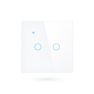 Wholesale EU Standard Smart Life APP <strong>Control</strong> 2CH EU Tuya Wifi Smart Home Wall Touch Switch for Home <strong>Automation</strong> <strong>System</strong> PST-TY-E2 - Product Image 2