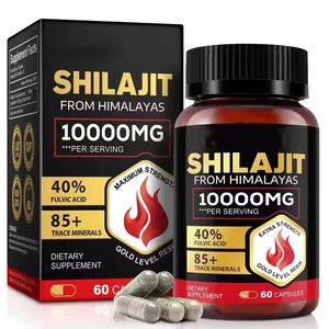 Grosir alami organik kapsul Shilajit Label pribadi Resin Shilajit murni kapsul suplemen diet kesehatan Himalaya - Product Image 2