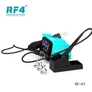 RF4 RF-H7ใหม่หน้าจอสัมผัสขนาดใหญ่แบบ2 in 1 HD เครื่องเชื่อมแบบปืนความร้อนสถานีอากาศร้อน - Product Image 3