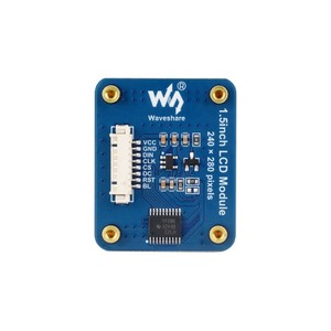 Angoli arrotondati modulo Display LCD 1.5 pollici pannello IPS 240x280 risoluzione interfaccia SPI 262K colori, compatibile con Raspberry Pi