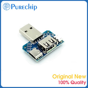 Scheda adattatore USB da maschio a femmina Micro-USB a intestazione/tipo-C 4P 2.54mm per microcontrollori e processori FPGA - Product Image 5